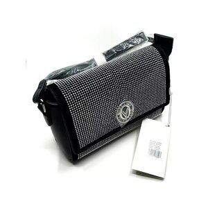 Black and Silver Studded Crossbody Bag